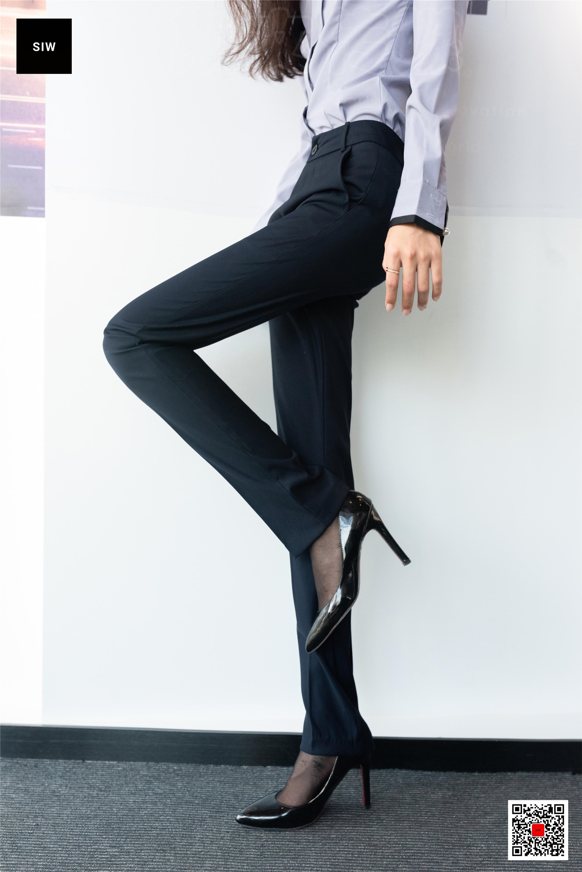 SIW斯文传媒 089 蓉儿 女总裁职业白领制服衬衣长裤工装